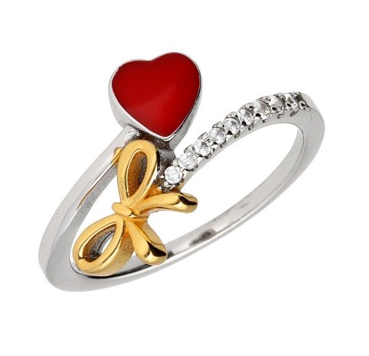 Silver Ring Rhodium&Gold