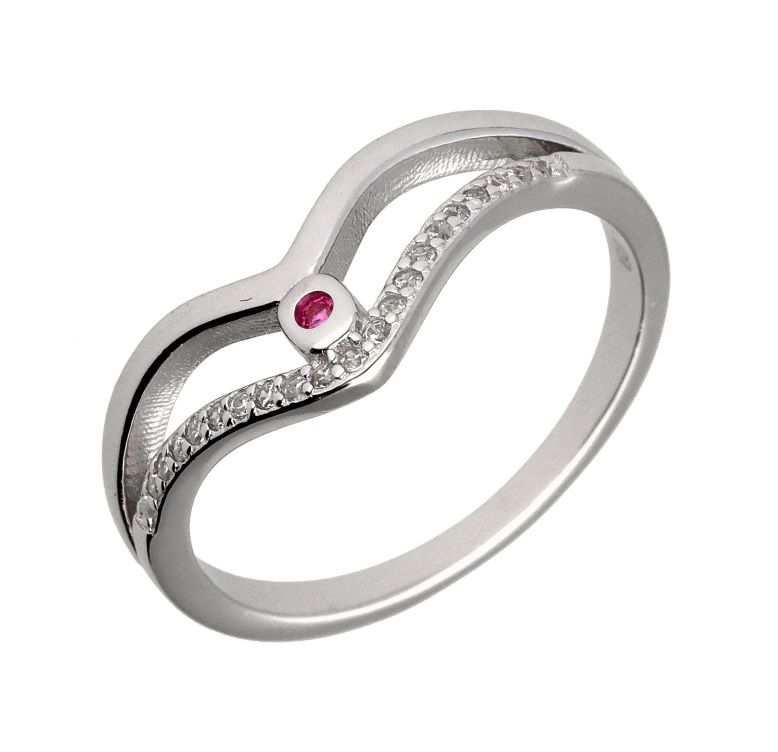 Silver Ring Ruby 6.5# #7 #7.5 #8 #8.5