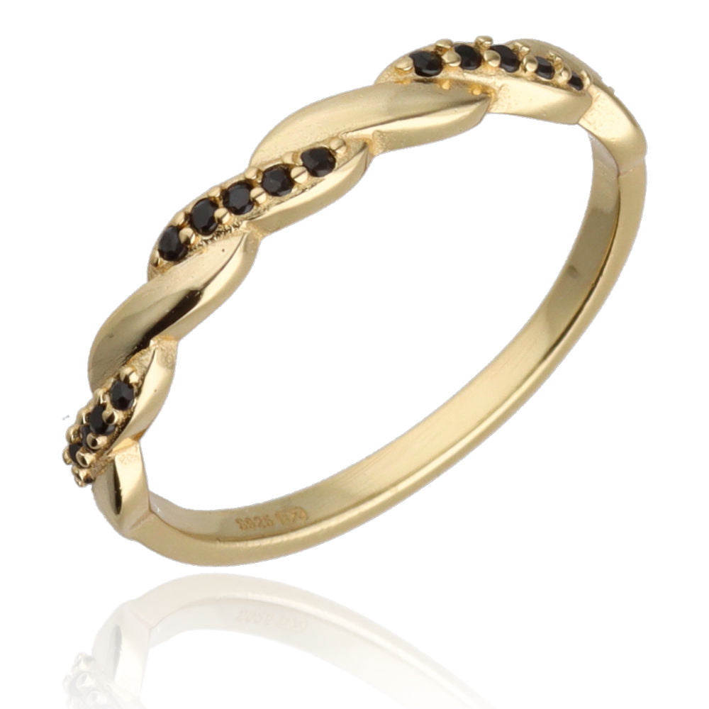 Silver Ring Us: #6 #6.5 #7 #7.5 #8 #8.5 Gold Plated