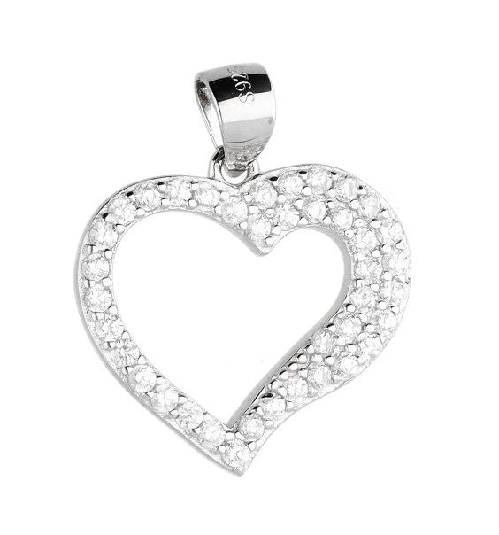 Silver Pendant Heart