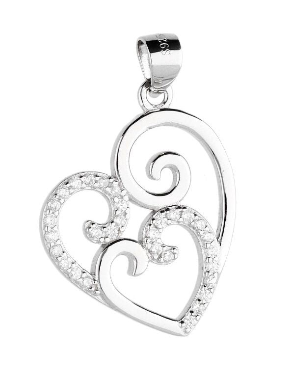 Silver Pendant Heart