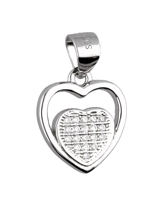 Silver Pendant Heart