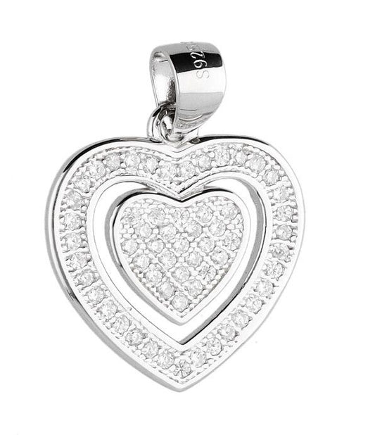 Silver Pendant Heart