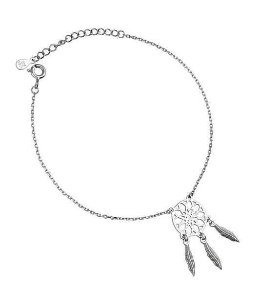 Silver Bracelet Dream Catcher