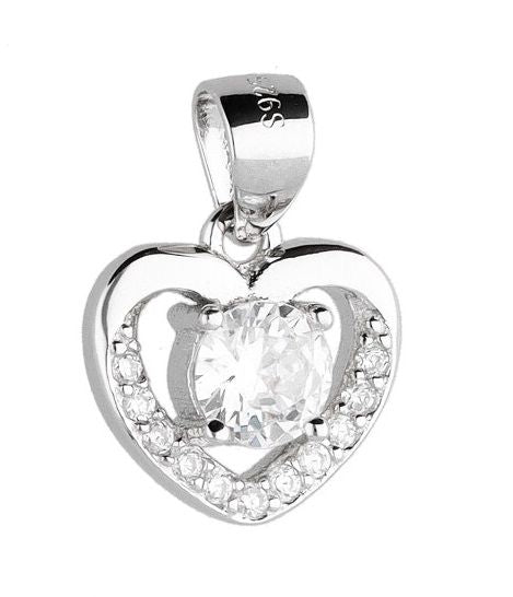 Silver Pendant Heart