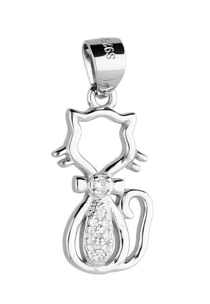 Silver Pendant Cat