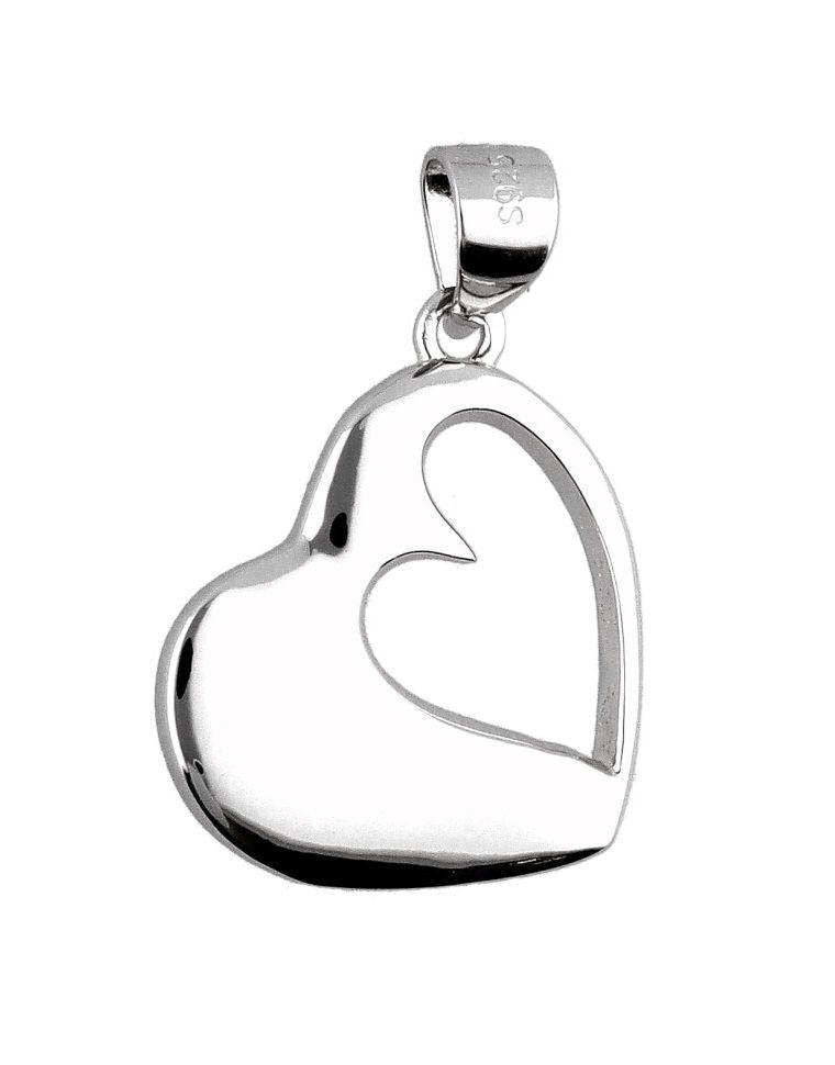 Silver Pendant Heart