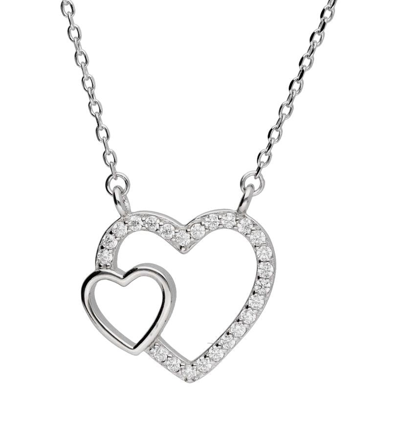 Silver Necklace Heart