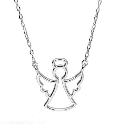 Silver Necklace Angel