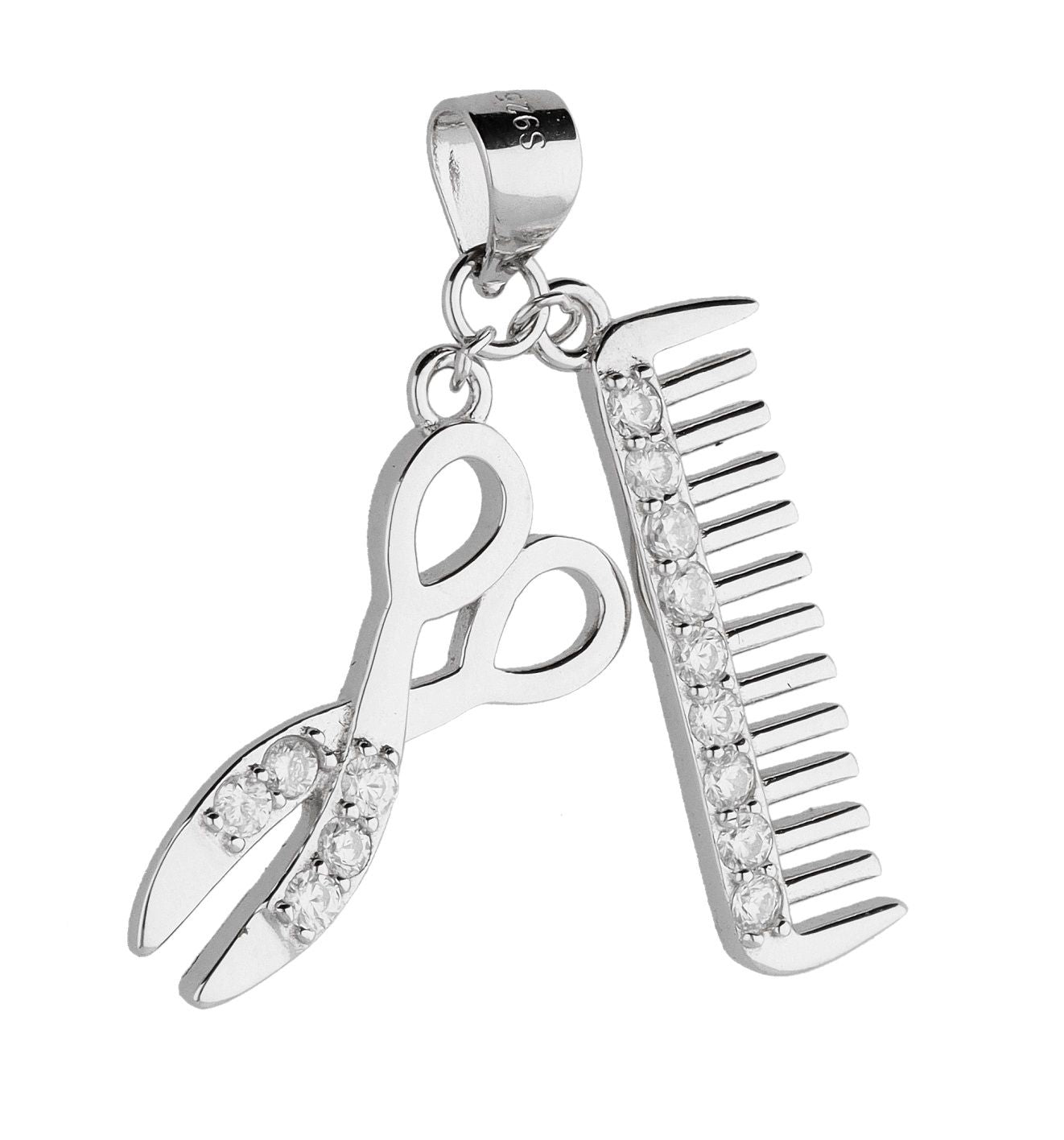 Silver Pendant Scissors