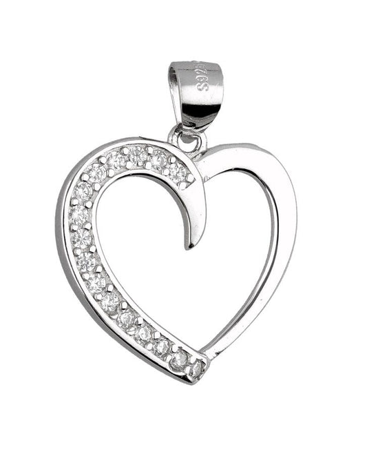 Silver Pendant Heart