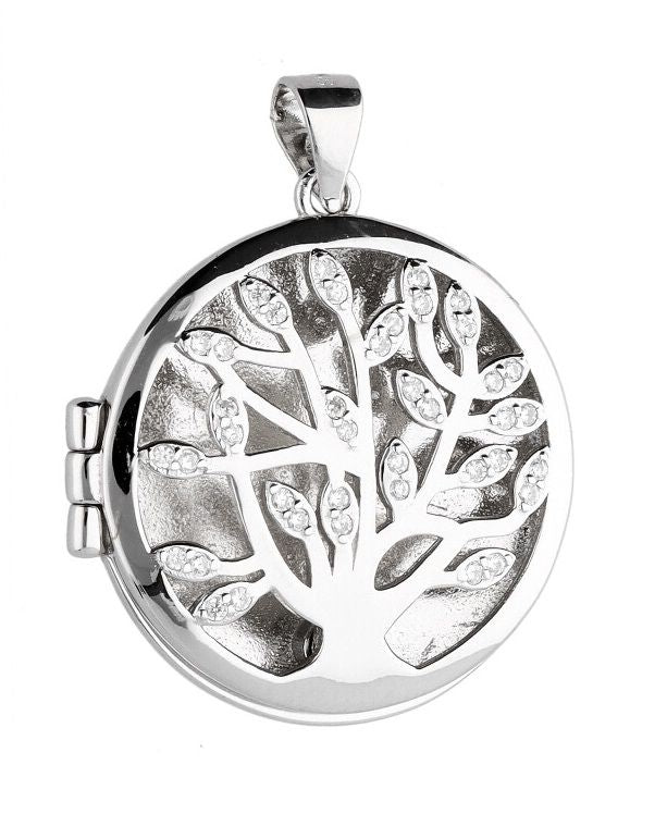 Silver Pendant Tree Box