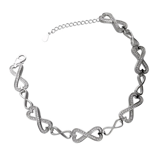 Silver Bracelet Infinity