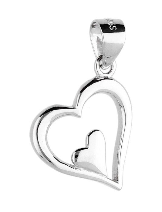 Silver Pendant Heart