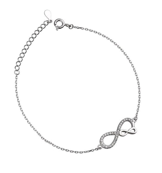 Silver Bracelet Lqn1792 Infinity