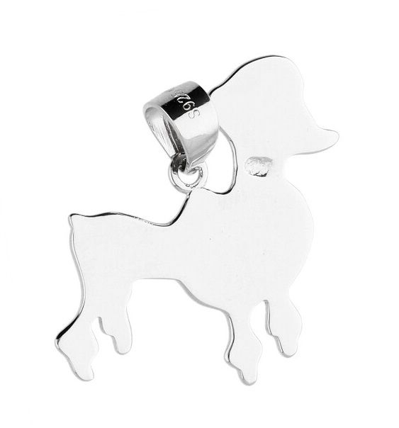 Silver Pendant Dog