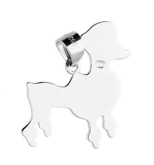 Silver Pendant Dog