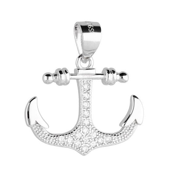 Silver Pendant Anchor