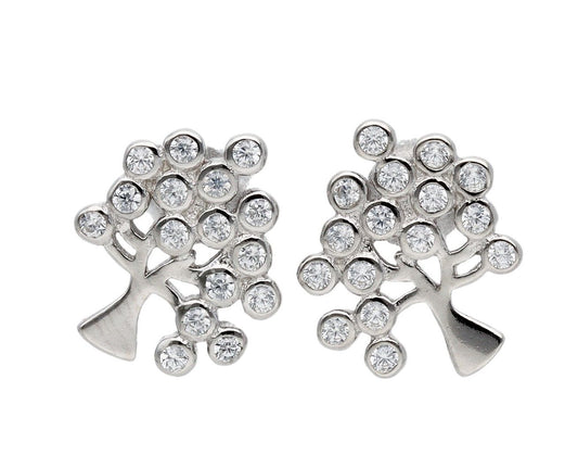 Silver Earrings Tree