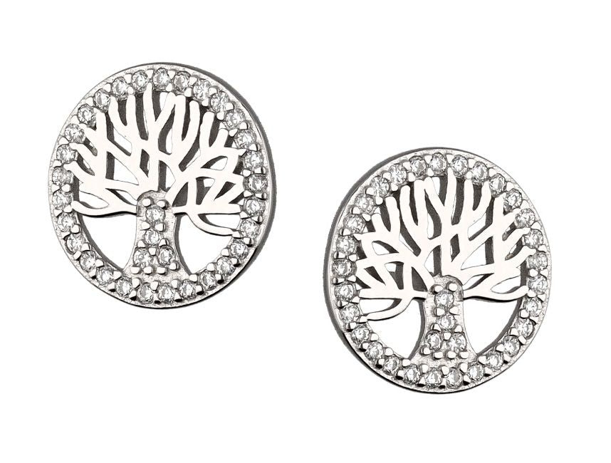 Silver Earrings Tree