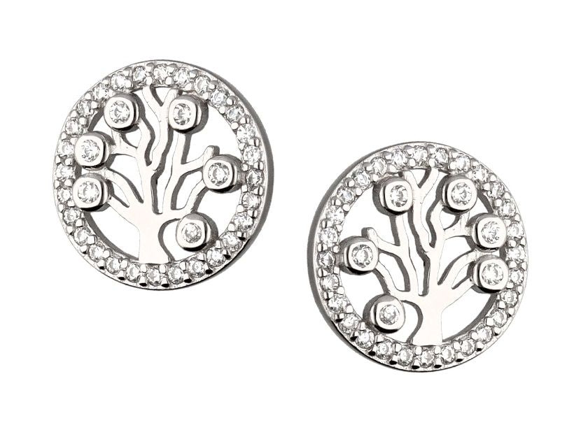 Silver Earrings Tree