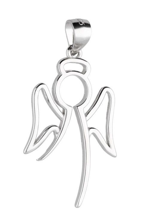 Silver Pendant Ap1124 Angel