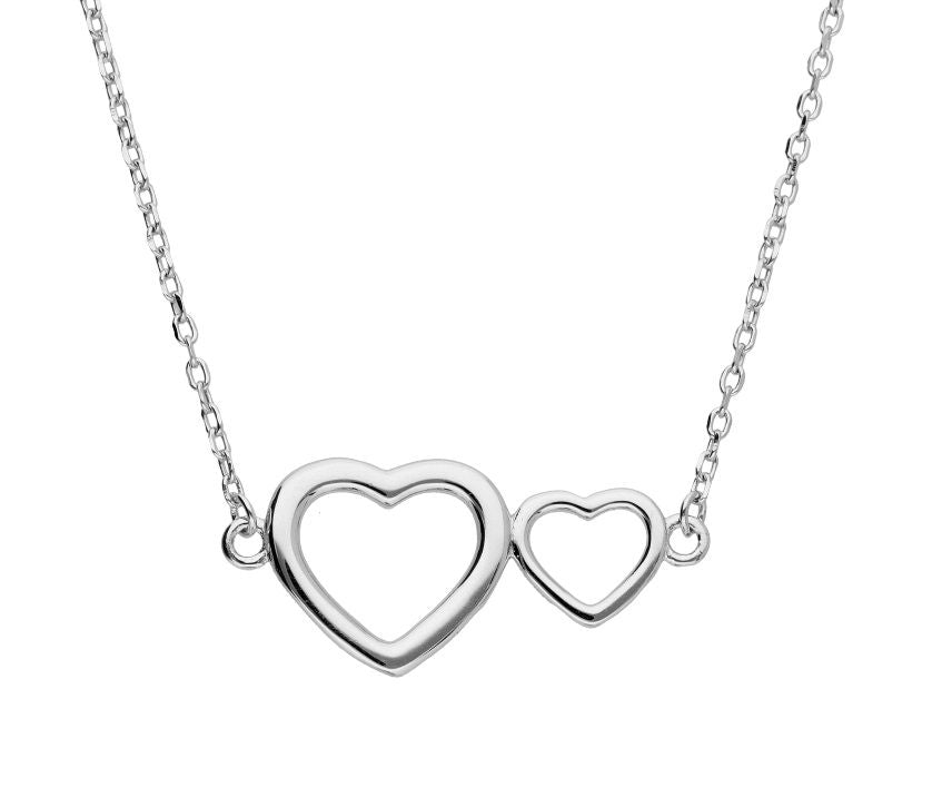 Silver Necklace Heart