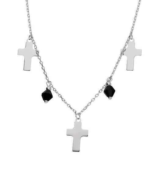 Silver Necklace Cross