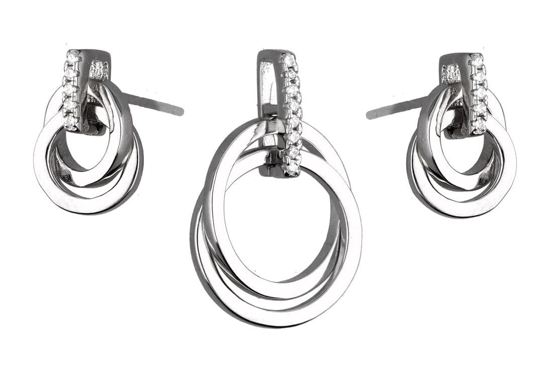 Silver Jewelry Set As916