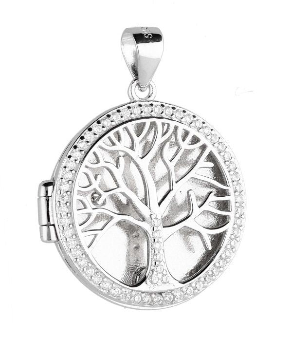 Silver Pendant Ap2099 Tree Box