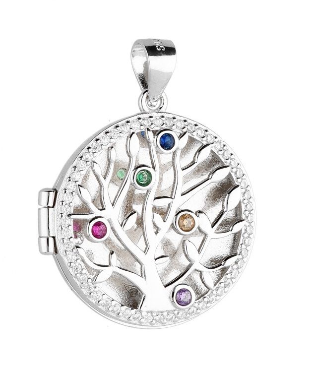 Silver Pendant Ap2118-1 Tree Box