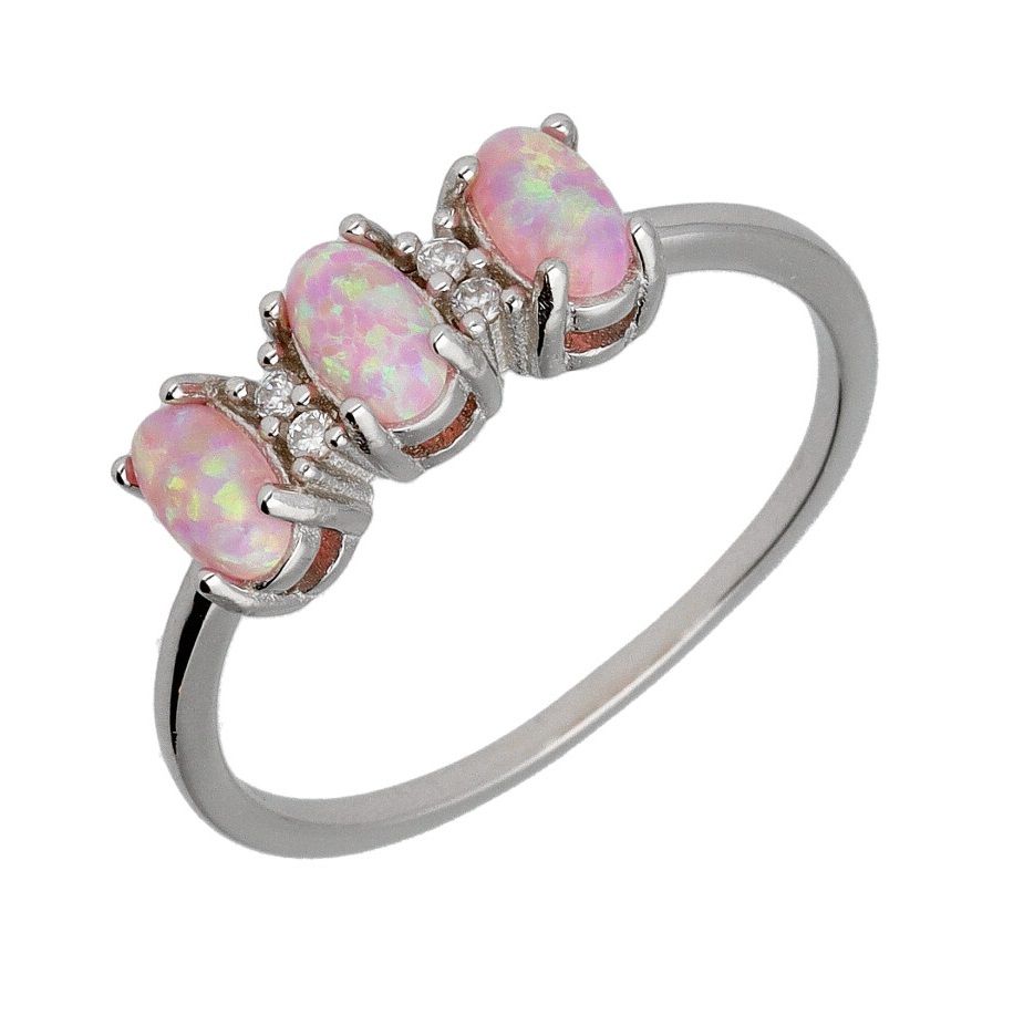 Silver Ring Us Size #6 #6.5 #7 #7.5 #8 #8.5 Opal Op58