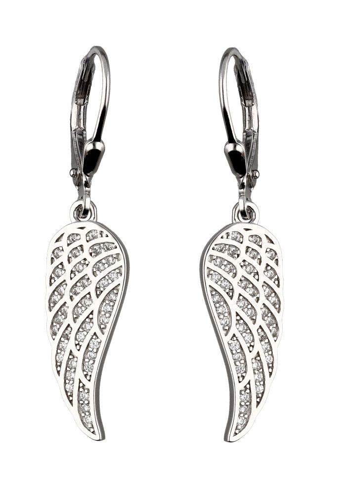 Silver Earrings Ce2304 Wings