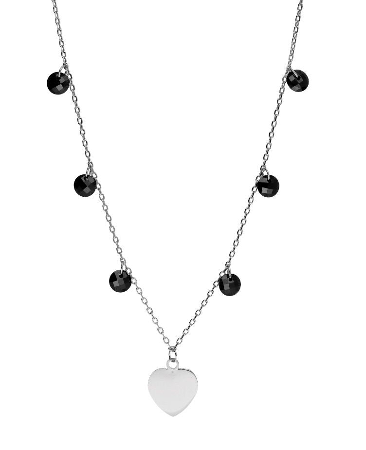 Silver Necklace Heart