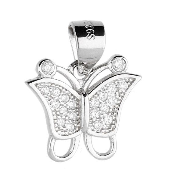 Silver Pendant Butterfly