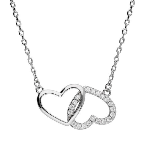 Silver Necklace Heart