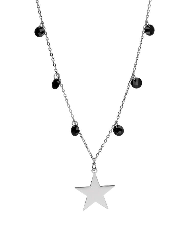 Silver Necklace Star