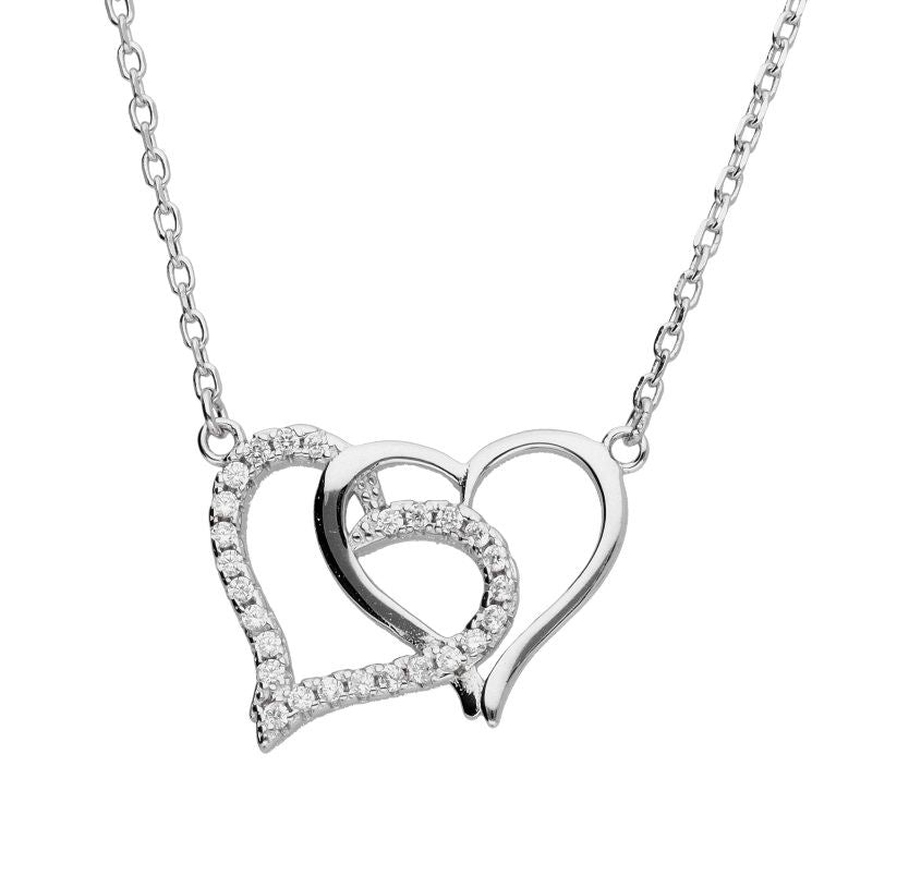 Silver Necklace Heart