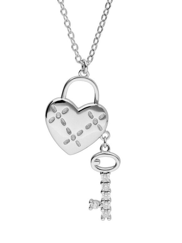 Silver Necklace Heart