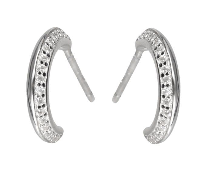 Silver Earrings Ae3978 