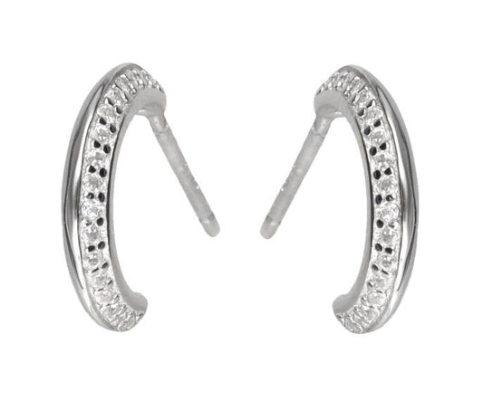 Silver Earrings Ae3978 