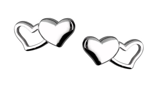 Silver Earrings Ae3505 Heart