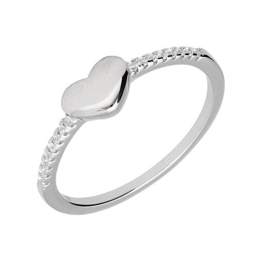 Silver Ring Us Size #6 #6.5 #7 #7.5 #8 #8.5 Heart