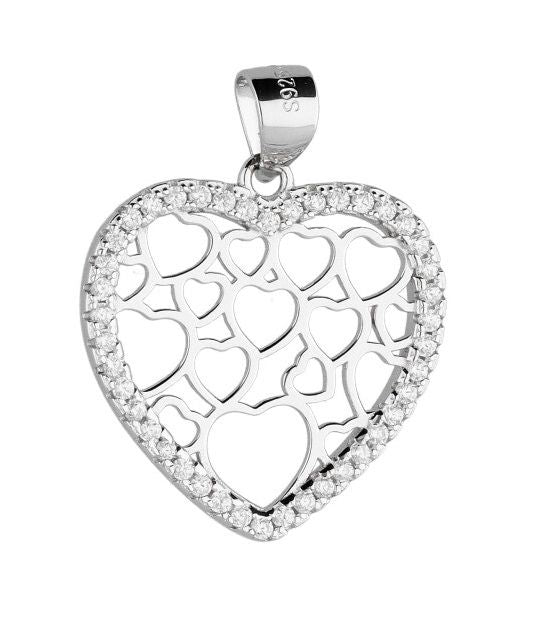 Silver Pendant Heart