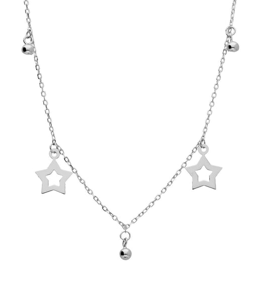 Silver Necklace Star