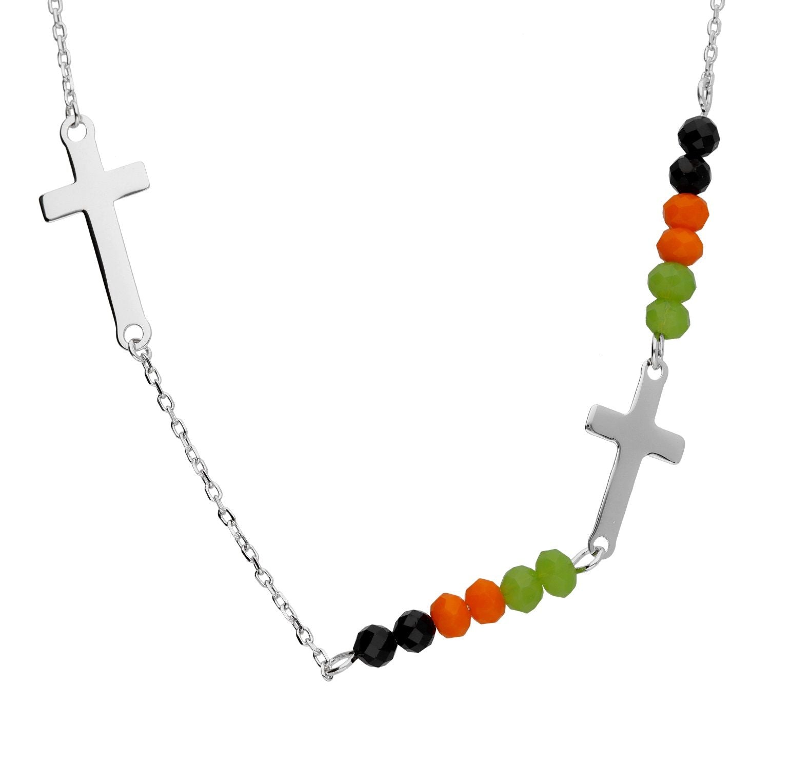 Silver Necklace Cross