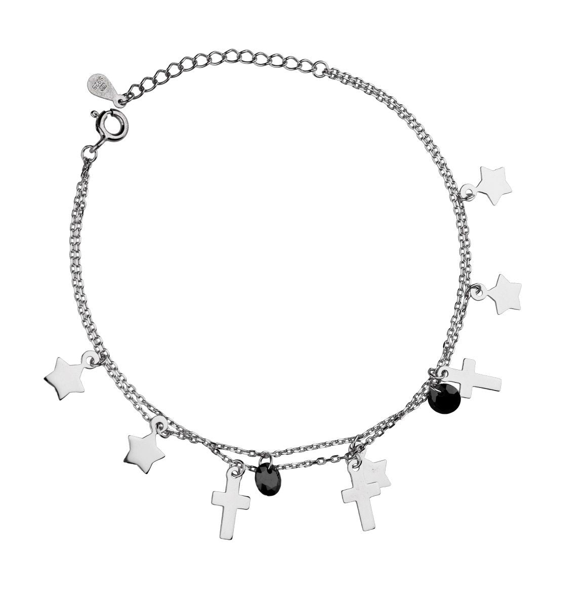 Silver Bracelet Star Cross