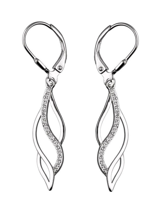 Silver Earrings English Long