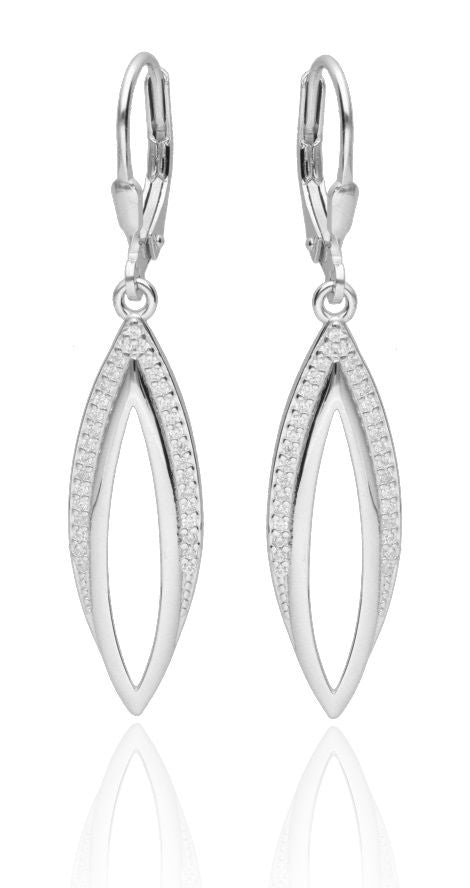 Silver Earrings English Long