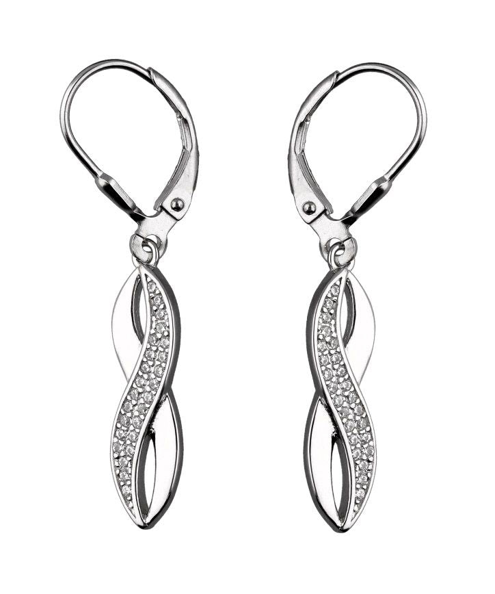 Silver Earrings De3743 